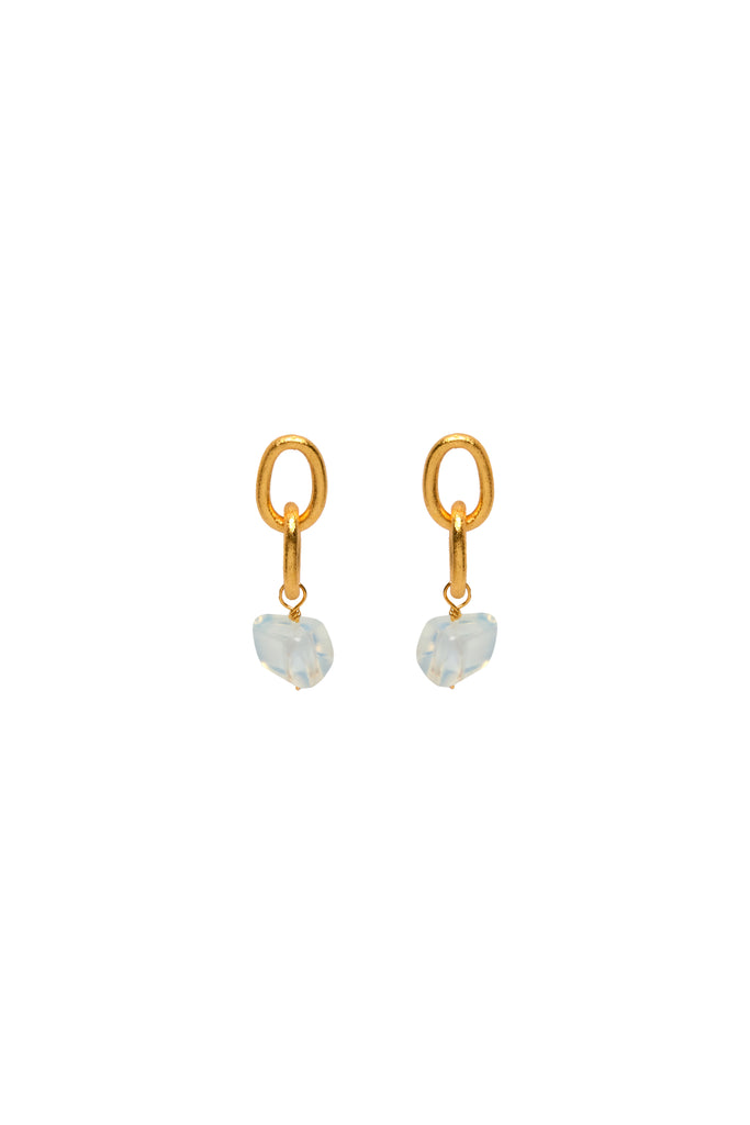 Earrings Opal