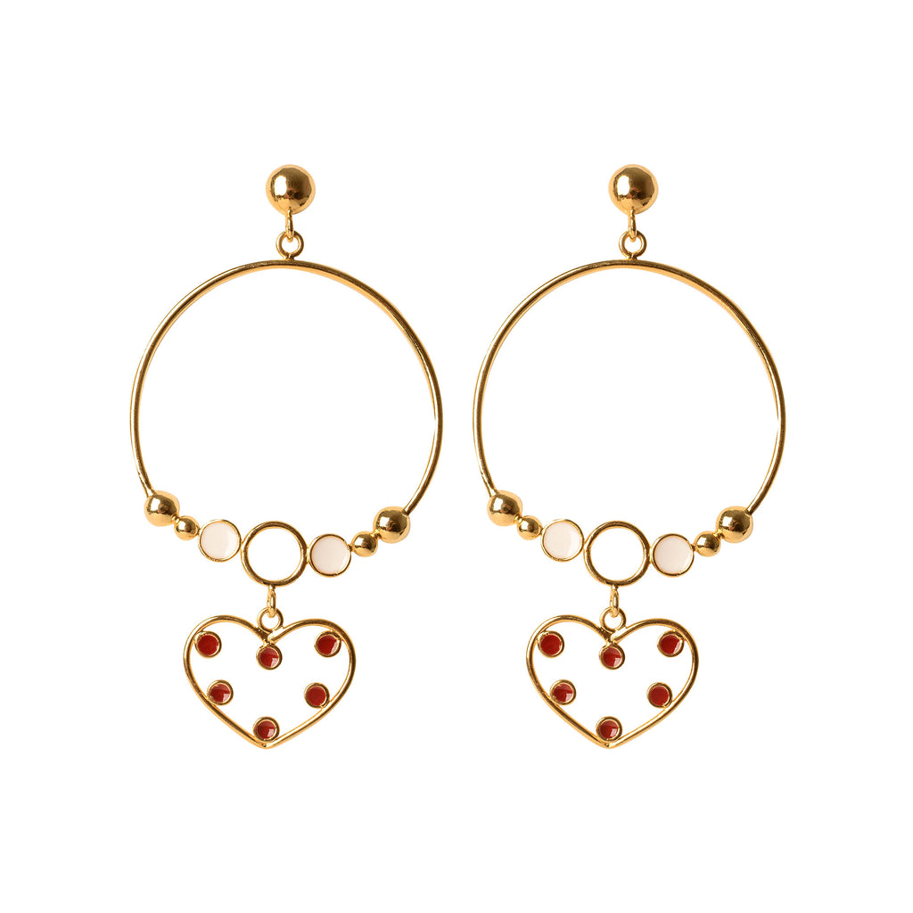 Heart XL hoops