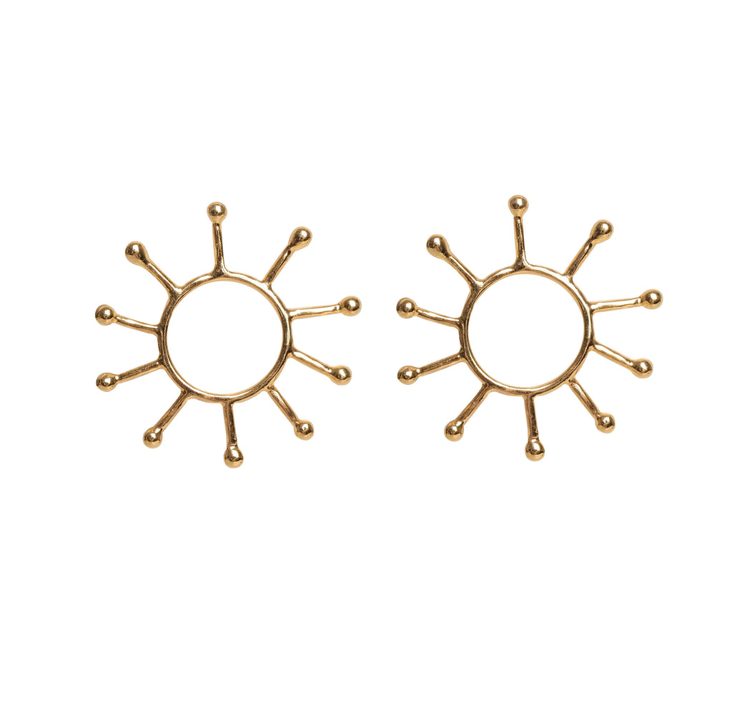 Sun earrings
