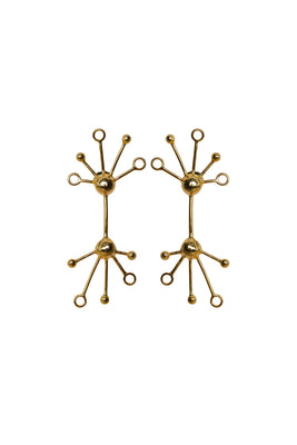 Rays double earrings